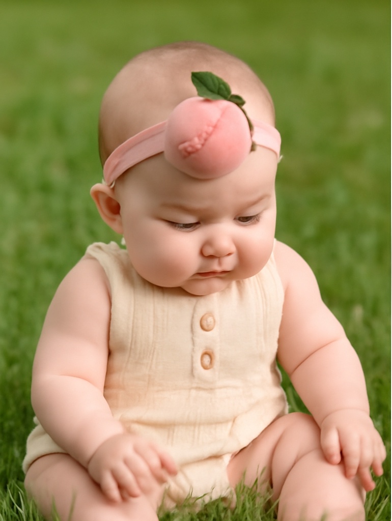 Fruit Series Baby Headband (Peach)
